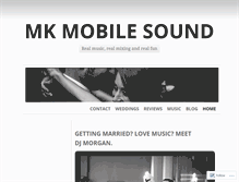 Tablet Screenshot of mkmobilesound.com